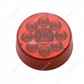 9 LED 2-1/2" Round Pure Reflector Light (Clearance/Marker) - Red LED/Red Lens