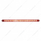 19 LED 12" Reflector Light Bar (Stop, Turn & Tail) - Red LED/Red Lens