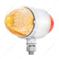 34 LED Dual Function Watermelon Double Face Light - Amber & Red LED/Clear Lens