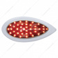 39 LED "Teardrop" Auxiliary Light With Bezel - Chrome Lens