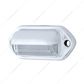 4 White LED Chrome License Plate Light/Utility Light
