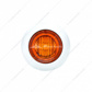 3 LED 3/4" Mini Light With Bezel (Clearance/Marker) - Amber LED/Amber Lens