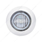 3 LED 3/4" Mini Light With Bezel (Clearance/Marker) - Red LED/Clear Lens