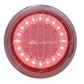 38 LED Euro Style Flange Mount Light (Stop, Turn & Tail) - White LED/Red LED/Clear Lens (Bulk)