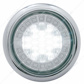 38 LED Euro Style Flange Mount Light (Stop, Turn & Tail) - White LED/Red LED/Clear Lens (Bulk)