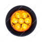 7 LED 2" Round Light Kit (Clearance/Marker) - Amber LED/Amber Lens