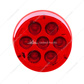 7 LED 2" Round Light (Clearance/Marker) - Red LED/Red Lens (Bulk)