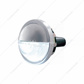 4 LED Round License Light - White LED (Bulk)