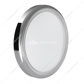 Chrome 7- " Round Speaker Cover For Peterbilt 389 (2008+), 388 (2008-2014), 379/378/335/330 (1995-2000), Snap-