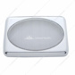 Chrome 7" X 4-7/8" Speaker Cover For Various Peterbilt Models, Snap-On (Card of 2)