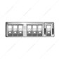 Chrome Rocker Switch Cover For Peterbilt 579 (2013-2019) & 567 (2014-2018)- 2 Openings (Card of 3)