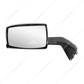 Chrome Hood Mirror Assembly With Sequential LED Turn Signal For 2003-2017 Volvo VNL