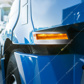 Chrome Plastic Turn Signal Bezels For 2018-2024 Freightliner Cascadia (Pair)