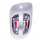 6 Red LED Chrome Door Handle Cover for Freightliner - Driver
