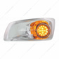 Fog Light Cover With Amber LED Hi/Lo Clear Style Reflector Light For 2007-17 KW T660