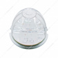 Fog Light Cover With 17 Amber LED Watermelon Light & Visor For 2007-17 KW T660- Driver -Clear Lens