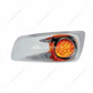Fog Light Cover With 19 Amber LED Beehive Light For 2007-17 KW T660