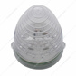 Fog Light Cover With 19 LED Beehive Light & Visor For 2007-17 KW T660 (Driver) - Amber LED/ Clear Lens