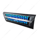 Hood Air Intake Grille With Blue LED For 2018-2024 Freightliner Cascadia 126 - Driver