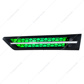 Hood Air Intake Grille With Green LED For 2018-2024 Freightliner Cascadia 126 - Driver