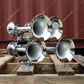 4 Trumpets Air Powered Train Horn - Competition Series