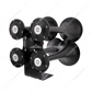 Black 4 Trumpets Air Powered Train Horn - Competition Series