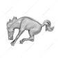 Plastic Bucking Horse Emblem
