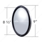 8-1/2" 430 Stainless Steel 150R Convex Mirror