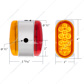 26 LED Dual Function Reflector Double Face Oval Light With SS Bracket