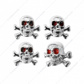 Chrome Skull Valve Caps (Set of 4)