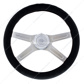 20" Black Steering Wheel Cover