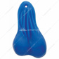8-1/4" Tall Large Low-Hanging Rubber Balls - Blue
