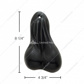 8-1/4" Tall Large Low-Hanging Rubber Balls - Black