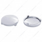 Chrome Plastic Covers For 3/4" Round Vinyl Button For Most Freightliner & International