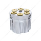 Gun Cylinder 13/15/18 Speed Gearshift Knob - Chrome