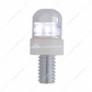 Single LED License Plate Fasteners - White LED (2-Pack)