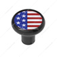 1/2"-13 Thread-On Gearshift Knob With US Flag Sticker - Black