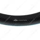 18" Carbon Fiber Pattern Steering Wheel Cover - Black Stitching