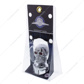 Skull Head Gearshift Knob With 13/15/18 Speed Adapter - Chrome