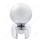 Ball Gearshift Knob With 13/15/18 Speed Adapter - Chrome