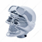 Skull Biker Gearshift Knob Only - Chrome (Bulk)