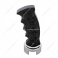 Skulls Pistol Grip Gearshift Knob With 13/15/18 Speed Adapter - Black
