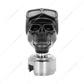 Skull Biker Gearshift Knob With 13/15/18 Speed Adapter - Black