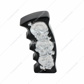 Skulls Pistol Grip Gearshift Knob - Black/Chrome