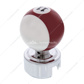 Number 11 Pool Ball Gearshift Knob For 13/15/18 Speed Eaton Style Shifters