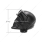 Aluminum Skull Biker 1/2"-13 Thread-On Gearshift Knob - Black (Bulk)