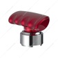 Thread-On T-Shape Gearshift Knob With Chrome 9/10 Speed Adapter - Candy Red