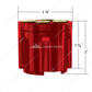 Gun Cylinder 13/15/18 Speed Gearshift Knob - Candy Red