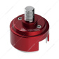 1/2"-13 Thread-On Shift Knob Mounting Adapter For Eaton Fuller Style 13/15/18 Shifter - Candy Red (Bulk)