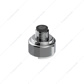 Thread-On Daytona Style Spike Gearshift Knob With LED 9/10 Speed Adapter - Black/Amber LED